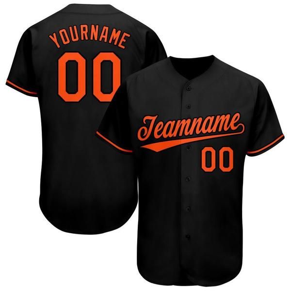 

custom black orange baseball jersey, Blue;black