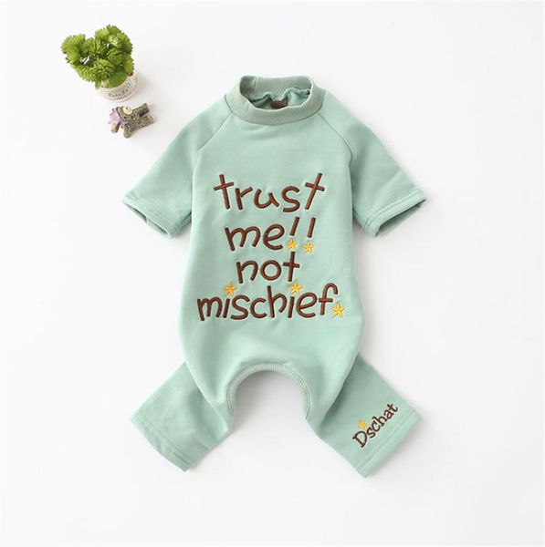 

dog apparel kawaii pets store korean style jumpsuits rompers pet clothes pajamas for dogs couple spring