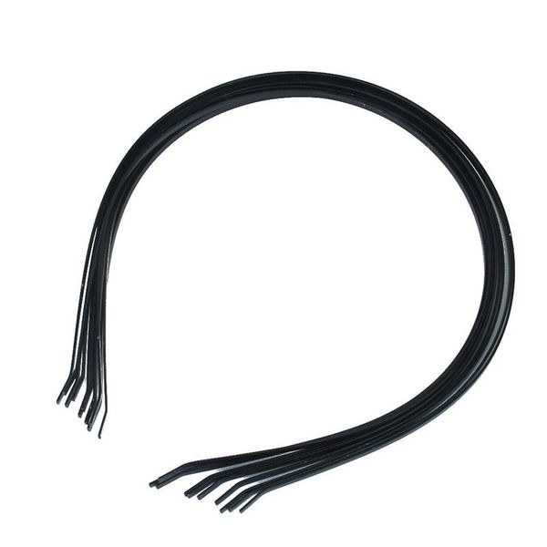 

10pcs 3mm blank headbands metal hair band lots diy accessories black fishing