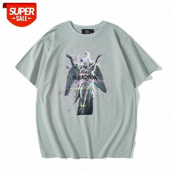 

white off color boy goddess angel short-sleeved batch #au5w, White;black