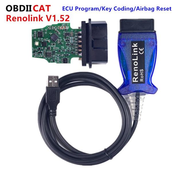 

code readers & scan tools discount price v1.87/1.52 obd2 diagnostic interface vehicles ecu programmer for re-nault/da-cia airbag/key coding