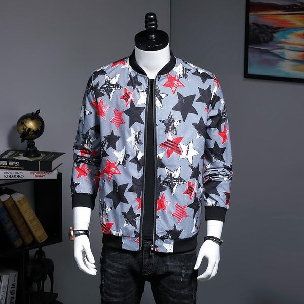

fashion spring 2021 print casual jacket mens japanese streetwear designer clothes men's jackets, Black;brown