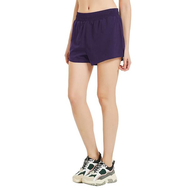 

running shorts women lined high waisted athletic workout quick dry pocket fitness jogging gym female ashorts sports, Black;blue