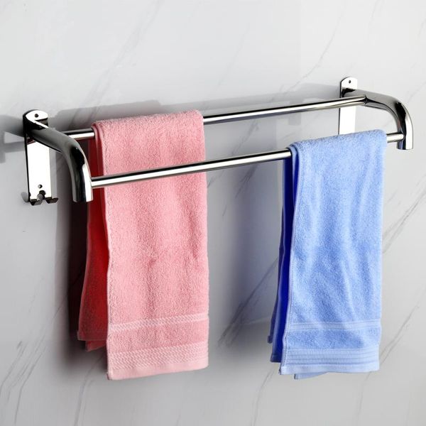 

punch-seamless modern minimalist creative load-bearing clothes and articles hanger bathroom shelf non-slip towel bar g8368 racks