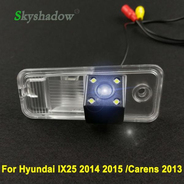 

car rear view cameras& parking sensors hd ccd 4 leds night vision backup reverse reversing camera waterproof for ix25 2014 2021 care