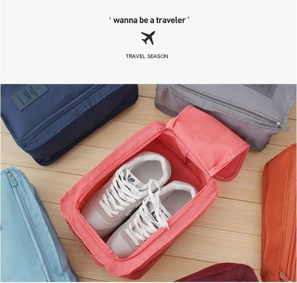 

travel waterproof convenient shoe bag thick shoes to collect bags receive duffel