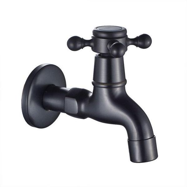 

european style black bronze color mop pool faucet antique plum blossom handwheel small bathroom sink faucets
