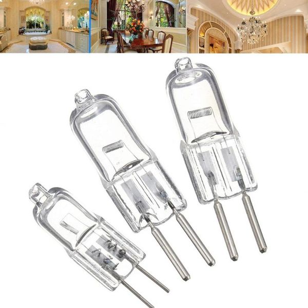 

light beads 5pcs long life g4 halogen bulbs crystal lamp 12v - 5w or 10w 20w