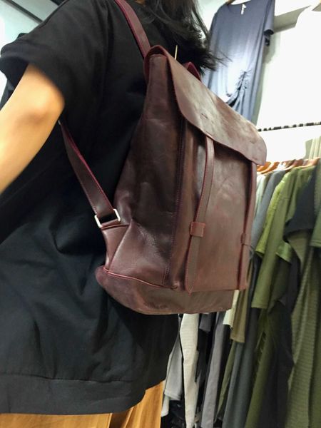 

handmade leather cowhide bag crazy horse skin women's backpack black friday 570s