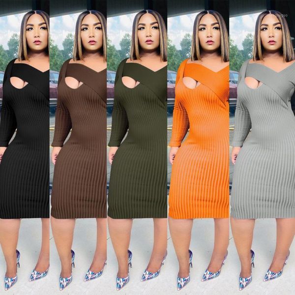 

temperament commuter long autumn sweater women's long-sleeved dress vintage nightclub clothes orange , black, brown gray ,2xl blouses &, White