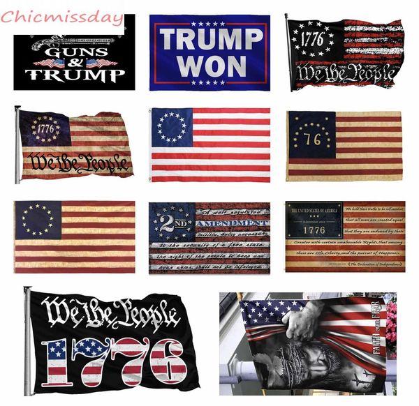 

stock american flag-faith over fear god jesus 3x5ft trump flags 100d polyester banners indoor outdoor vivid color with two brass grommets