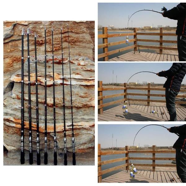 

mini carbon fiber pocket fishing rod travel pole p8d0 boat rods