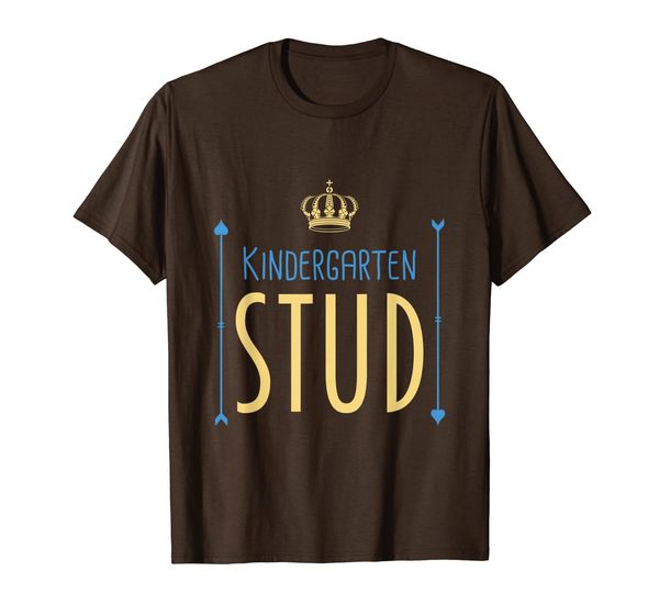 

kindergarten stud tshirt for cut little boys going to school, White;black