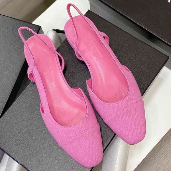 

70% off wholesale sandals flip-flops luxury genuine leather women's heels costume tweed flock silk high mature shallow slip-on shoes za, Black