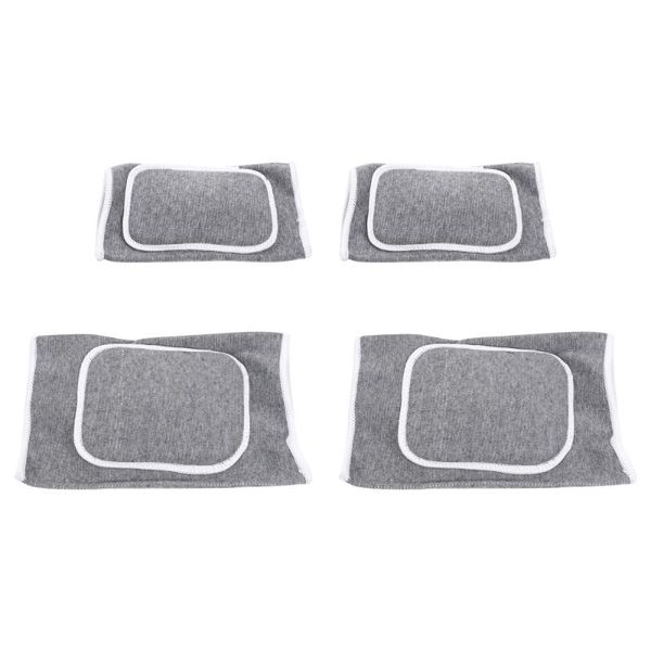 

elbow & knee pads 1 set of protective sleeve comfortable brace fitness sport kneecaps, Black;gray