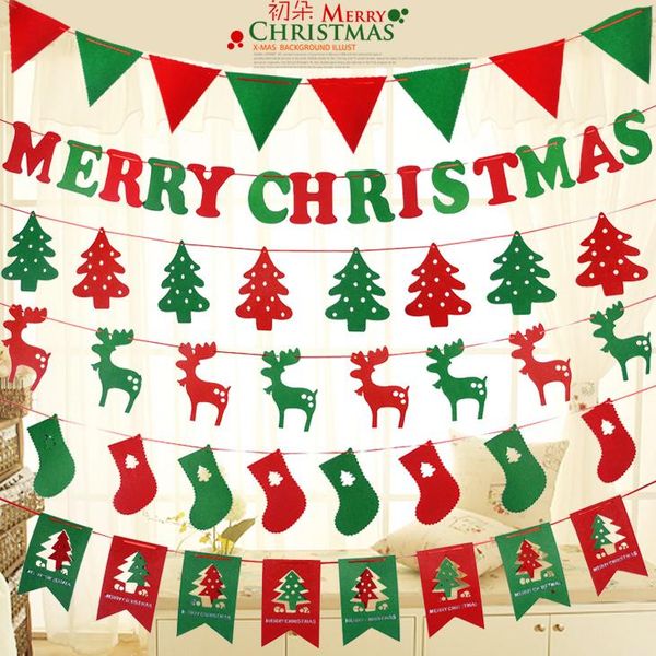 

christmas decorations accessories the hanging flags window dressing home decor