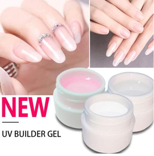 

nail gel 8ml uv led builder polish beauty manicure tools extended model art extension, Red;pink