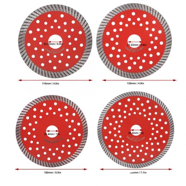 

hand & power tool accessories 115/125/150/180mm diamond wheel woodworking cutting disc for stone ceramic marble granite concrete