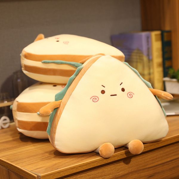 

kawaii sandwich plush toys soft bread stuffed doll cartoon food plush doll simulation food sand cake plush toy kids gifts