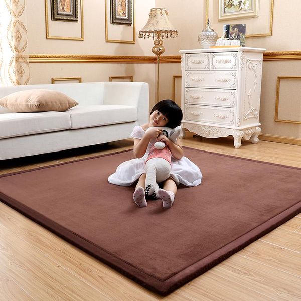 

carpets thicken coral fleece mat carpet 200*300 large area rug tatami tea table bedroom child living room fall proof crawling r