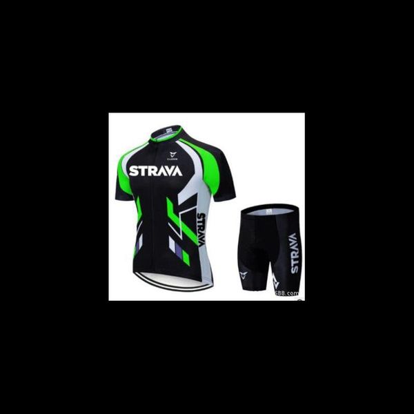 

racing sets strava summer cycling wear short suit team road mountain bike clothing breathable -40, Black;blue