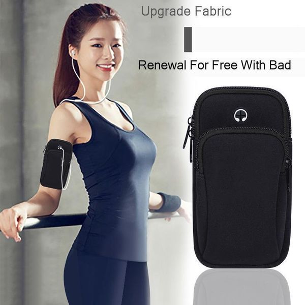 

waterproof 6" gym running phone bag arm band case for 8 xs outdoor sports holder armband s7 cell cases