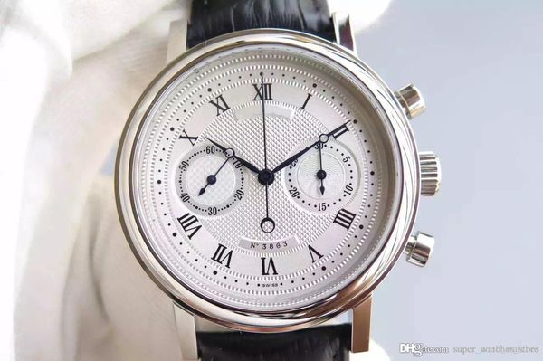 Super Watches 017 W0051N2450 Montre de Luxe Multi-Function Timing наручные часы 7750 Механическое движение Умные часы