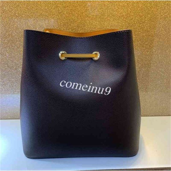 

2019 women's fashion bucket genuine leather shoulder classic design crossbody bags lady handbags more colors