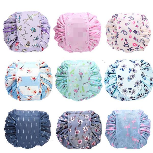 

storage bags travel makeup bag women drawstring cosmetic organizer female make up pouch portable beauty case waterproof toiletry