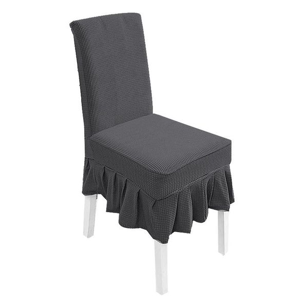

chair covers waterproof stretch solid color skirt dining table cover restaurant stool