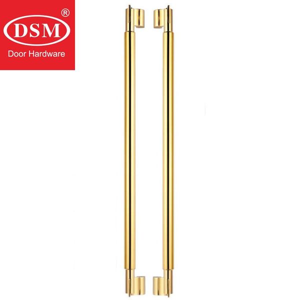 

handles & pulls 800mm golden titanium electroplated precision cast stainless steel entrance door pull handle for glass/wooden/metal doors pa