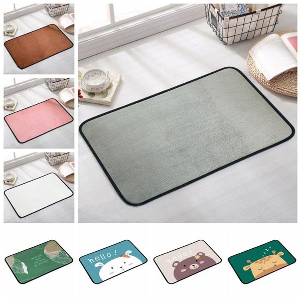 

bath mats 40x60cm living room feet pad kitchen toilet bathroom mat anti slip super absorbent floor carpet