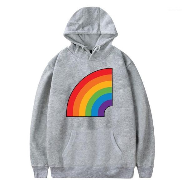 

men's hoodies & sweatshirts vintage women sweatshirt beautiful rainbow print 6ix9ine long sleeve autumn harajuku loose casual couples, Black
