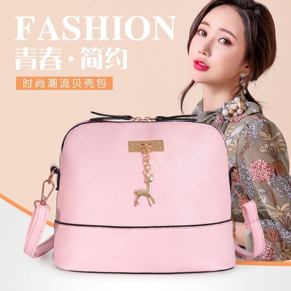

evening bags pu leather women shoulder bag female purse deer pendant handbags girl mini crossbody vintage small flap bolsos