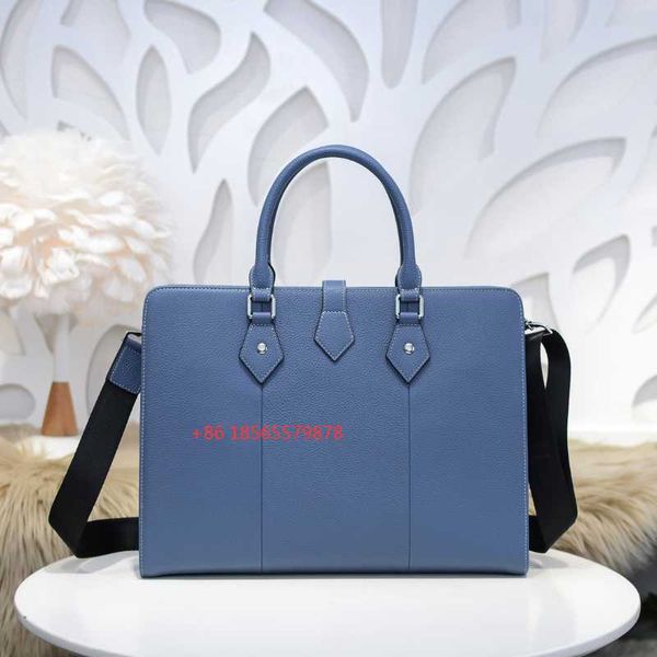 

briefcases 2021 style men's briefcase, imported leather, soft exquisite workmanship, fashion, leisure, high-grade