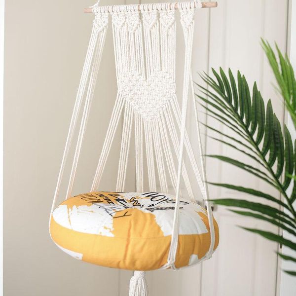 

cat beds & furniture cenyc pet hammock swing bed,hand-woven hanging basket,hanging macrame home decor,without mat