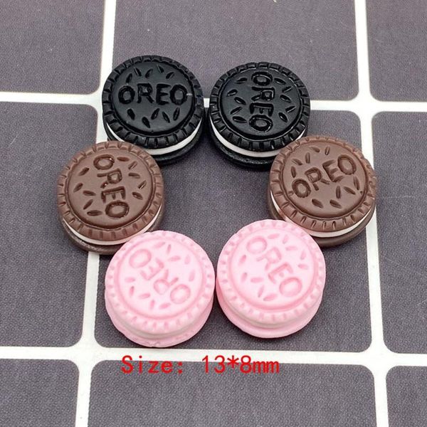 

decorative objects & figurines 10/20pcs simulation miniature biscuit resin cabochon flatback play art supply decoration charms diy scra
