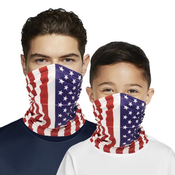 

printed protective u.s. flag sports riding mask neckband magic headband