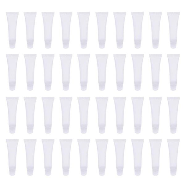 

storage bottles & jars 40pcs 10ml empty lip cream tubes gloss refillable subpackage