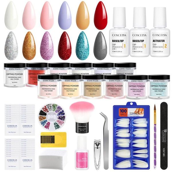 

nail art kits dipping powder set acrylic kit all for manicure no need lamp dry tips brush tools