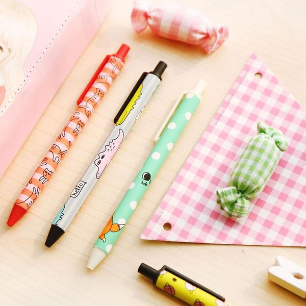 

gel pens 10pcs sweet party series pen 0.5mm cartoon printing presses signing