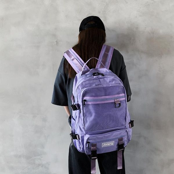 

backpack college students' leisure men's travel fashion middle school schoolbag