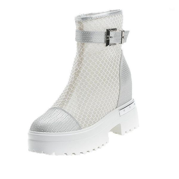 

boots swyivy mesh women wedges heel sneakers black summer female casual shoes ankle summer1 7n0r