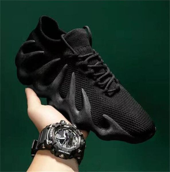 

2021 mens 450 cloud white sneaker women designer runner trainer 3d knit lace-up platform shoes outdoor sport shoes with box fashion, Black