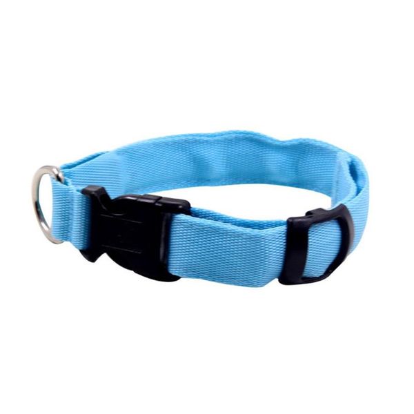 

dog collars & leashes led light collar pet cat anti-lost blue code