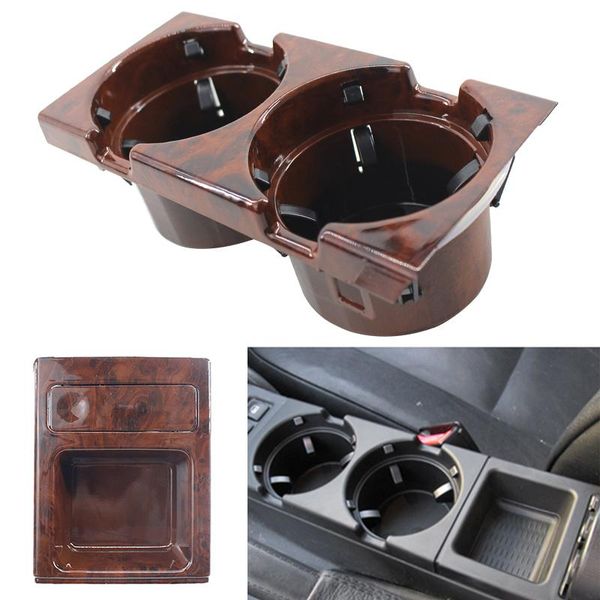 

car organizer front center console drink cup holder + coin for 3series e46 1998-2004