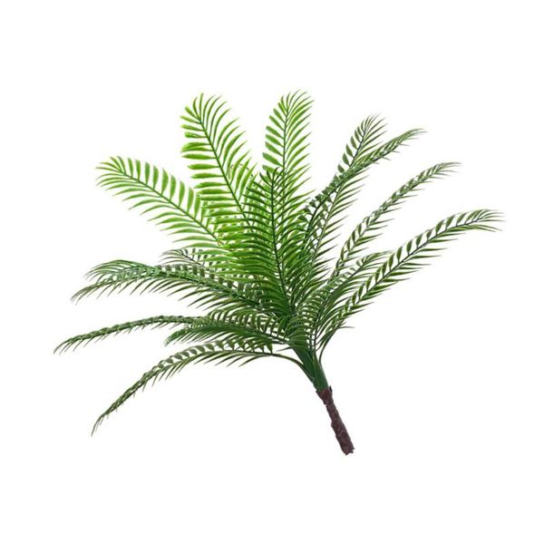 

decorative flowers & wreaths 1pc artificial leaf faux plant green simulated greenery decor