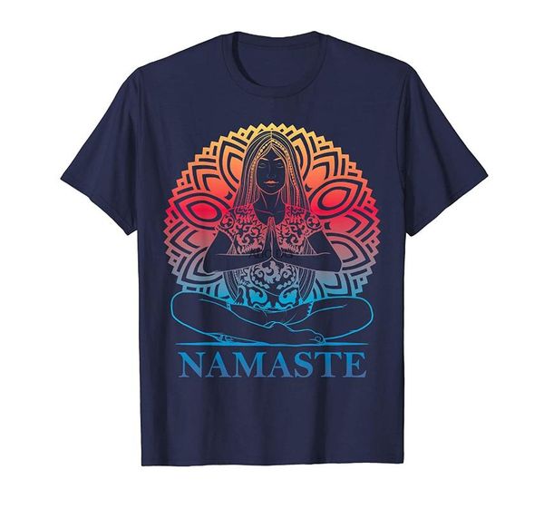 

men's t-shirts namaste premium yoga t-shirt, White;black