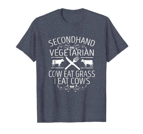 

secondhand vegetarian funny beef protein bbq t-shirt humor, White;black