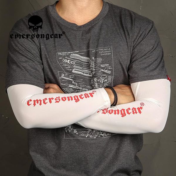 

tactical sleeve arms cover sports sun uv protection hand street city shooting outdoor gym fishing elbow & knee pads, Black;gray